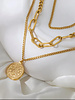 Aurelia Layered Coin Necklace