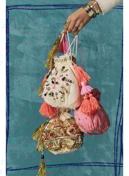 Free People Sparkle Mini Gift Sack | 3 Colors!