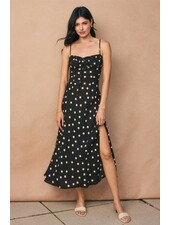 Show Out Front Tie Slit Maxi Dress