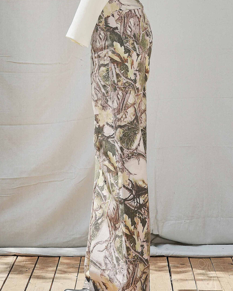 Eliza High-Rise Camo Print Wide Leg Jean