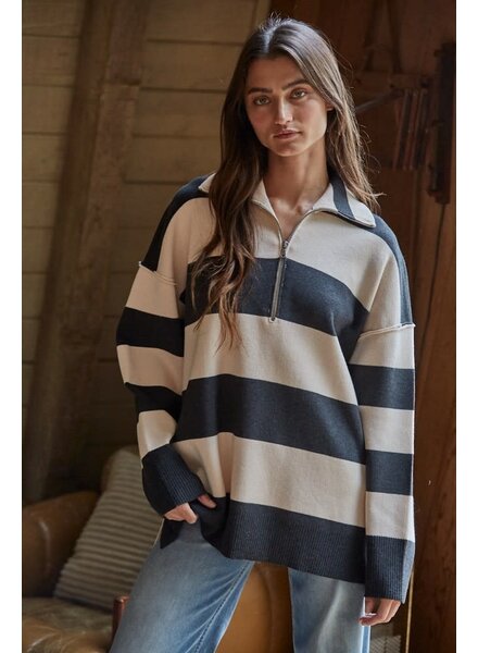 Fontaine Half Zip | Charcoal