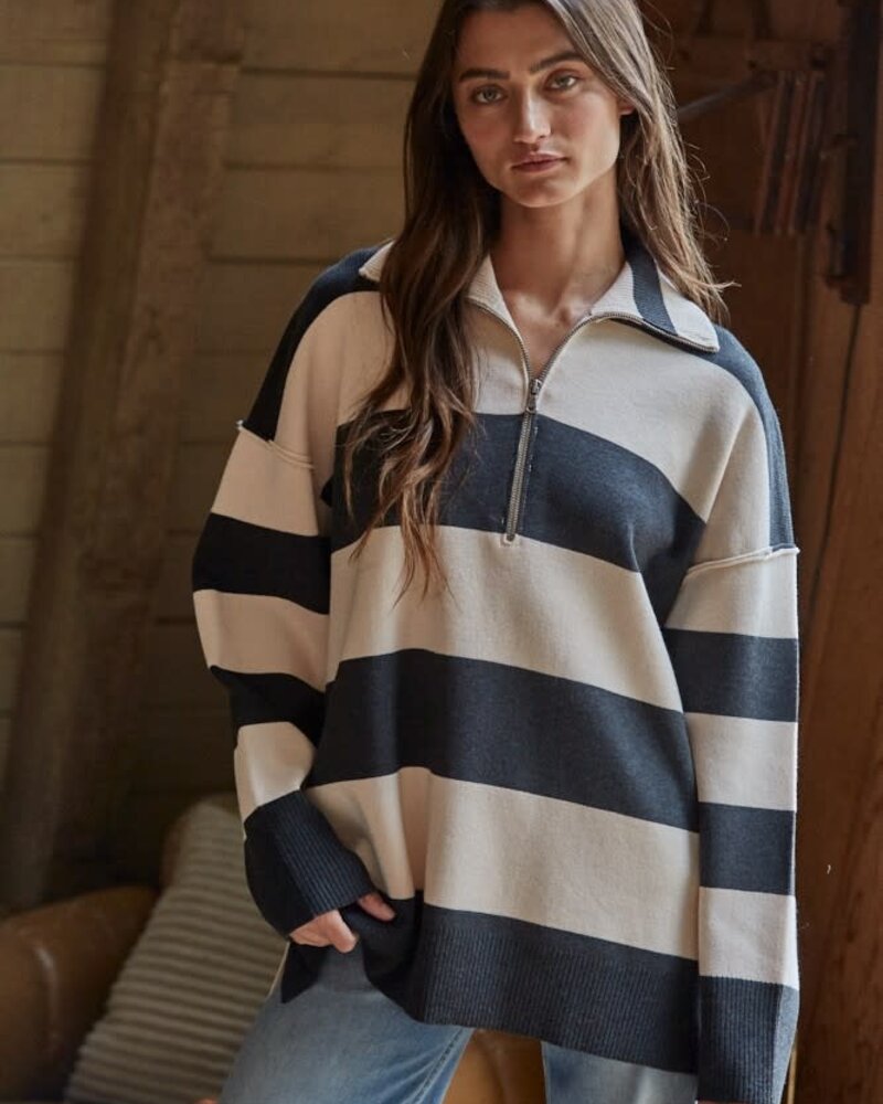 Fontaine Half Zip | Charcoal