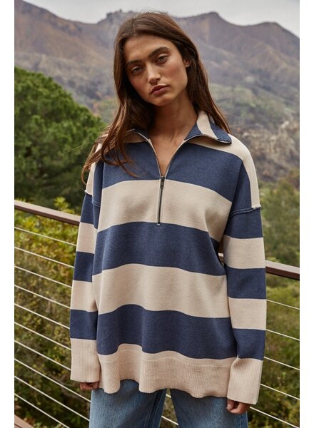 Fontaine Half Zip | Navy