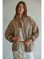 It's All Good Washed Jacket | Rose