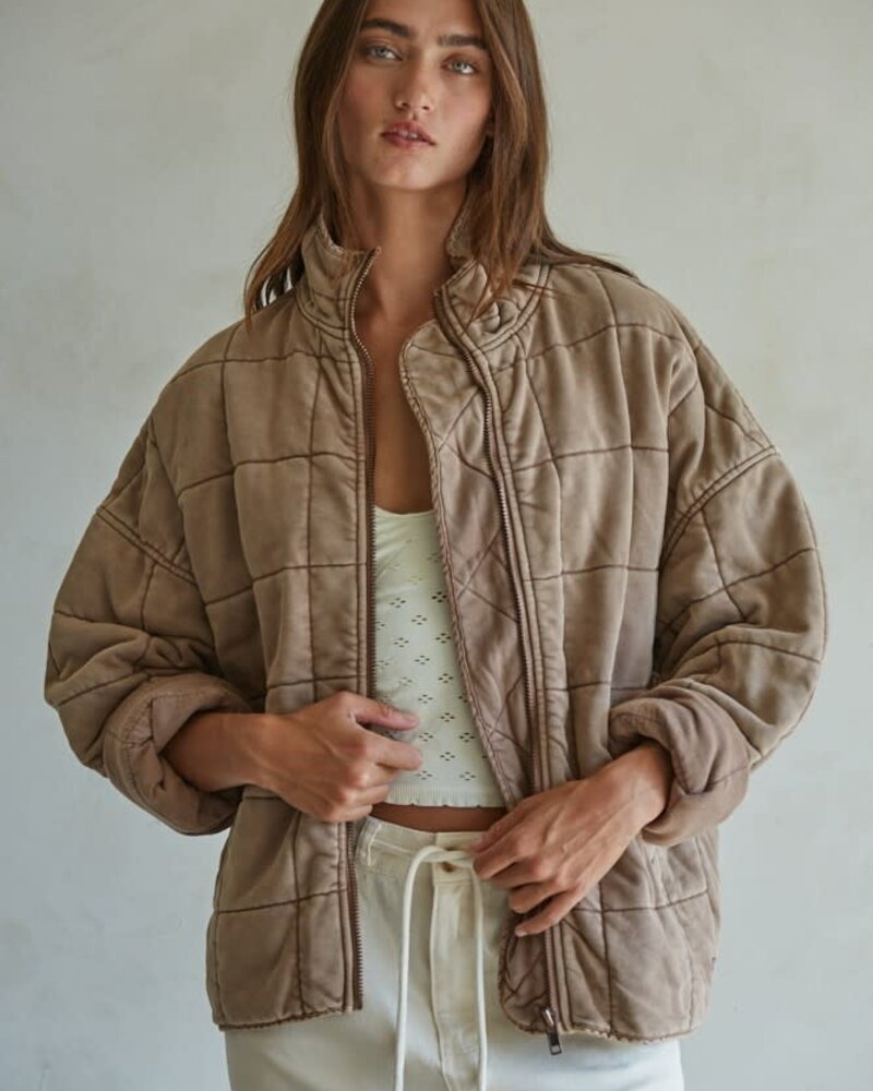 It's All Good Washed Jacket | Rose