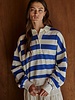Amerie Striped Pullover | Blue