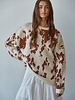 Chic Cow Print Sweater