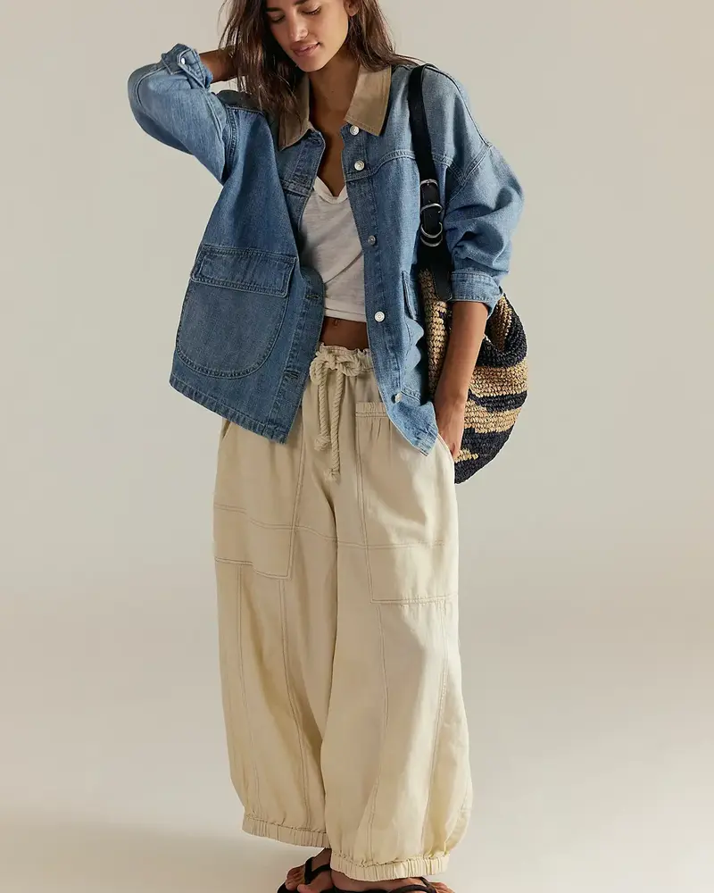 Free People Lemon Denim Jacket | Berry Blues