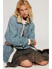 Free People Lemon Denim Jacket | Berry Blues