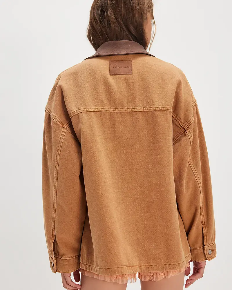 Free People Lemon Denim Jacket | Meerkat