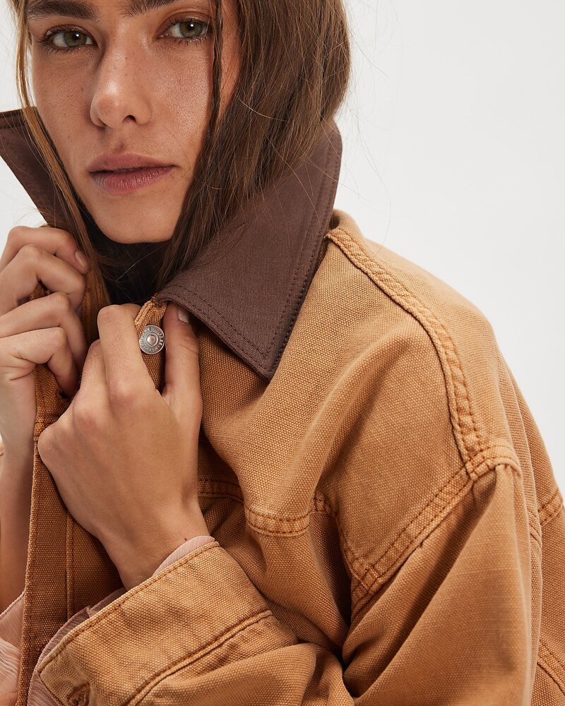 Free People Lemon Denim Jacket | Meerkat