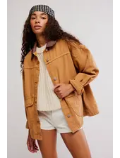 Free People Lemon Denim Jacket | Meerkat