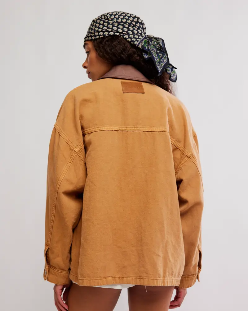 Free People Lemon Denim Jacket | Meerkat