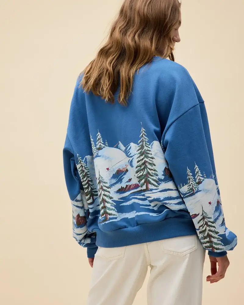 Alpine Oversized Crew Sweatshirt