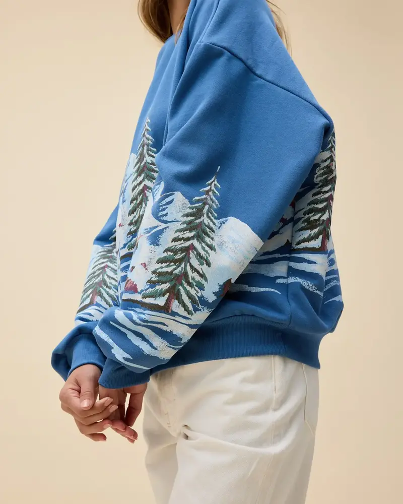 Alpine Oversized Crew Sweatshirt