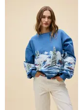 Alpine Oversized Crew Sweatshirt