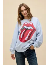 Rolling Stones Big Tongue '89 Oversized Crew Sweatshirt