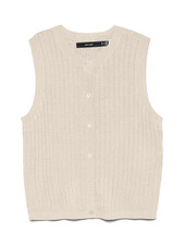 Vero Moda Newlexsun Knit Vest | Off White