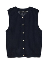 Vero Moda Newlexsun Knit Vest | Navy