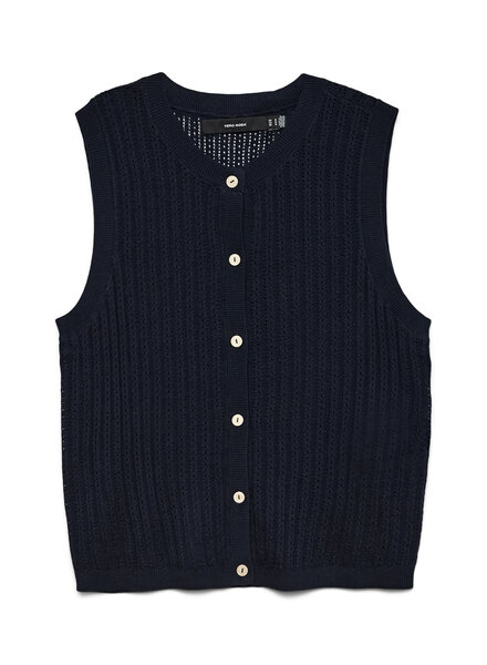 Vero Moda Newlexsun Knit Vest | Navy