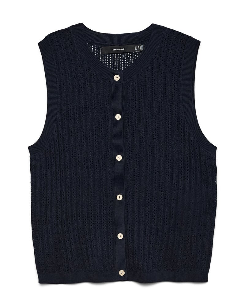 Vero Moda Newlexsun Knit Vest | Navy
