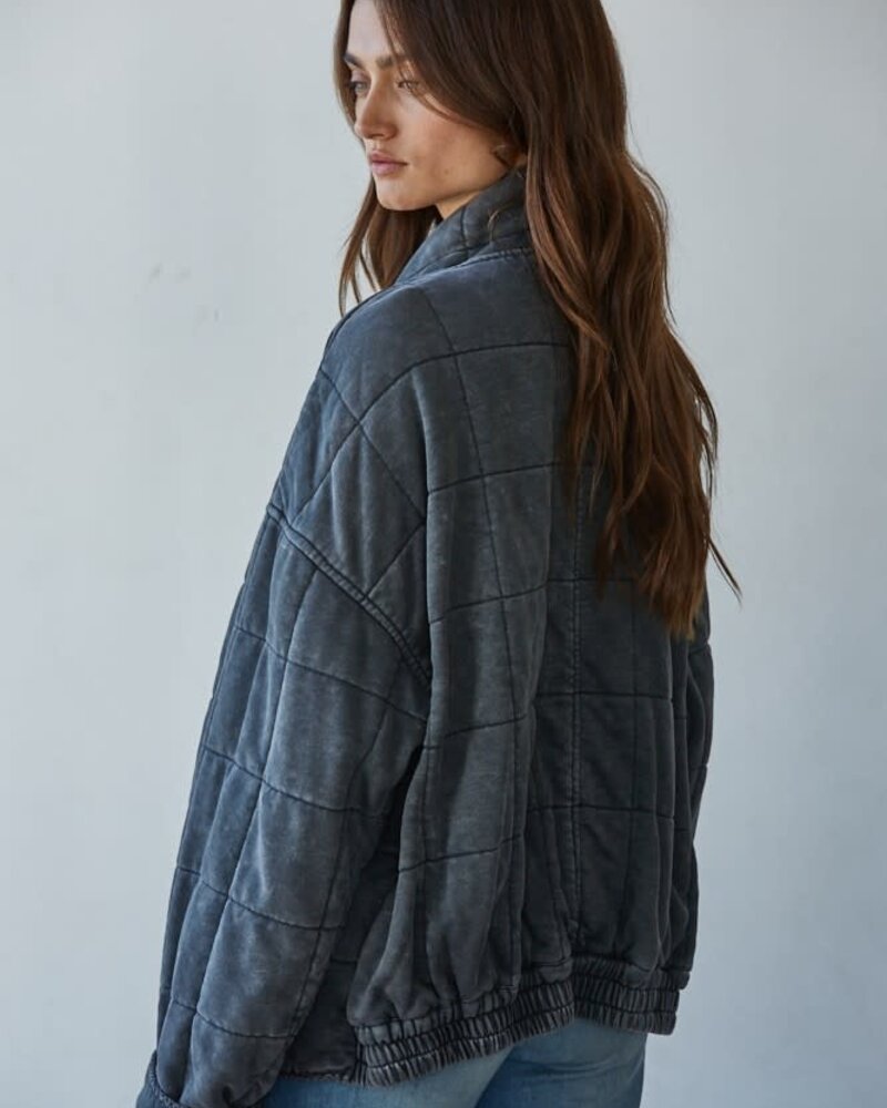 It's All Good Washed Jacket | Washed Black