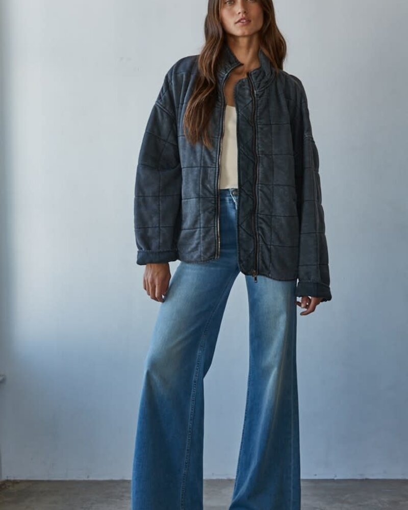 It's All Good Washed Jacket | Washed Black