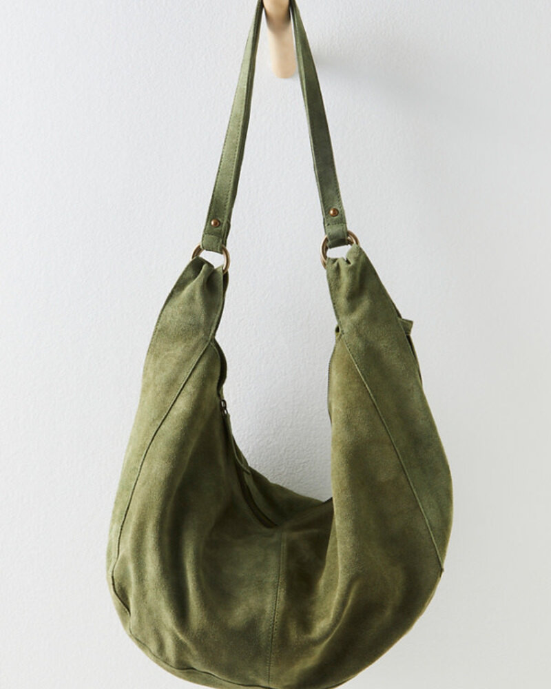 Free People Roma Suede Tote Bag | Olive