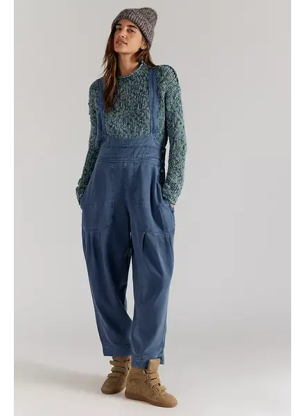 Free People Felix Tapered Overalls | Flint Stone