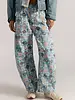 Free People Good Luck Printed Barrel Jeans | Jade