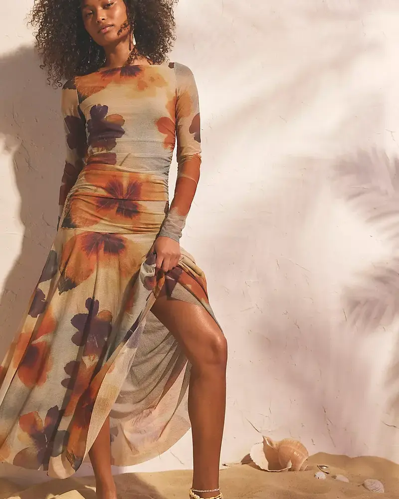 Free People Sunnei Mesh Maxi Dress | Sunrise