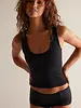 Free People Clean Lines Muscle Cami | Black