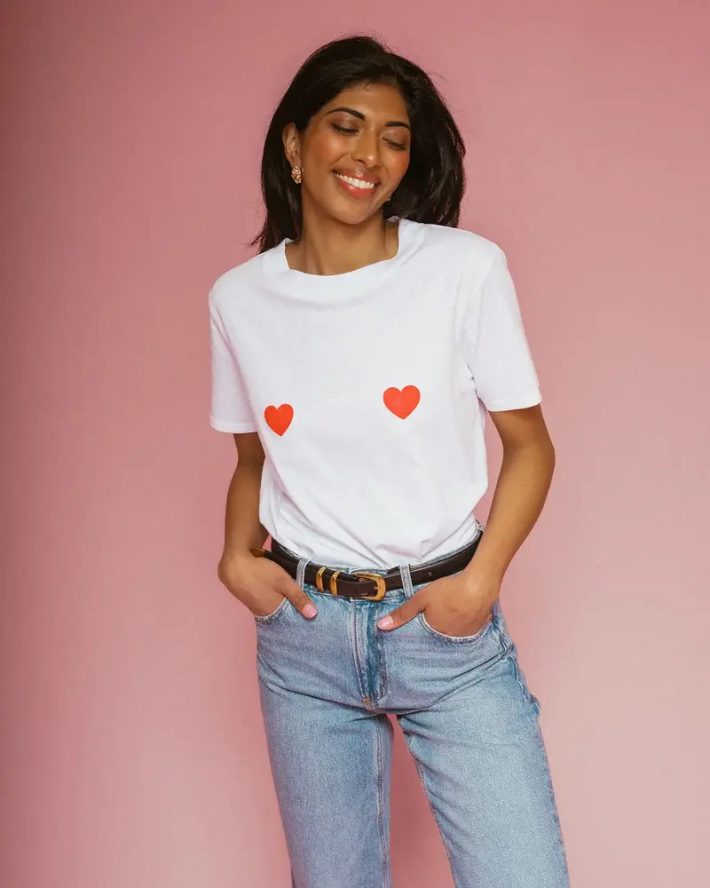 Double Hearts Classic Tee