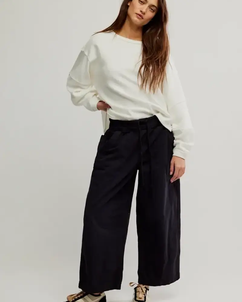 Free People Easy Peasy Pull-On Jeans | Black