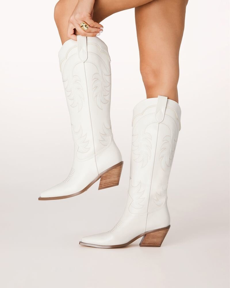 Evalynn Boot | Ivory