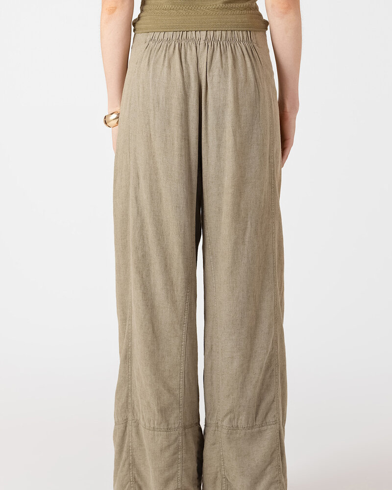 Noa Linen Pant | Olive