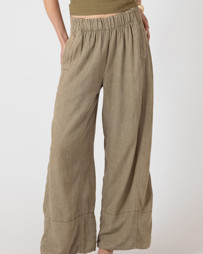 Noa Linen Pant | Olive