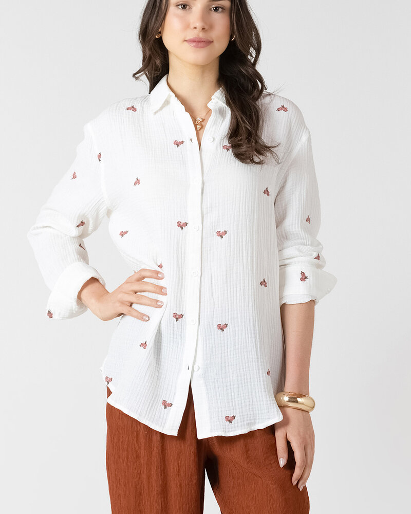 Vintage Floral Blouse