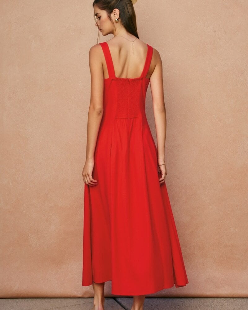 Heaven Sent Square Neck Maxi Dress