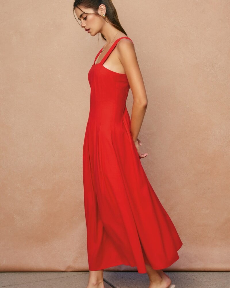 Heaven Sent Square Neck Maxi Dress