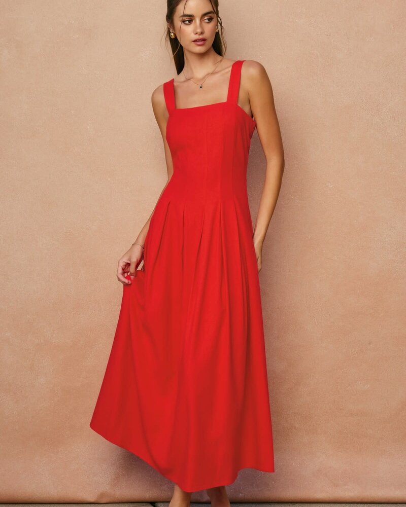 Heaven Sent Square Neck Maxi Dress