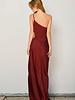 Jackie One Shoulder Ruched Maxi Dress