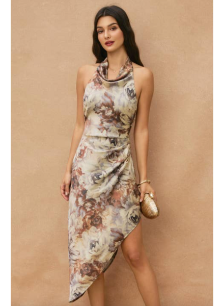 Dune Crest Pleated Maxi Dress