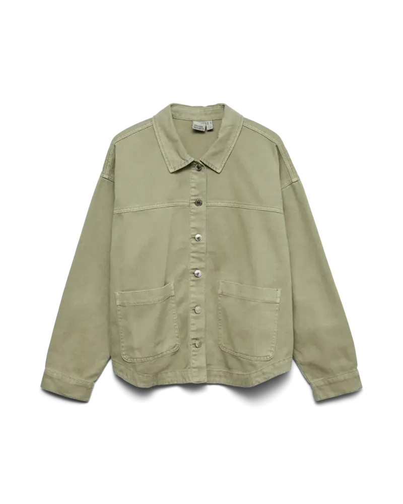 Vero Moda Jamie Denim Shacket | Army