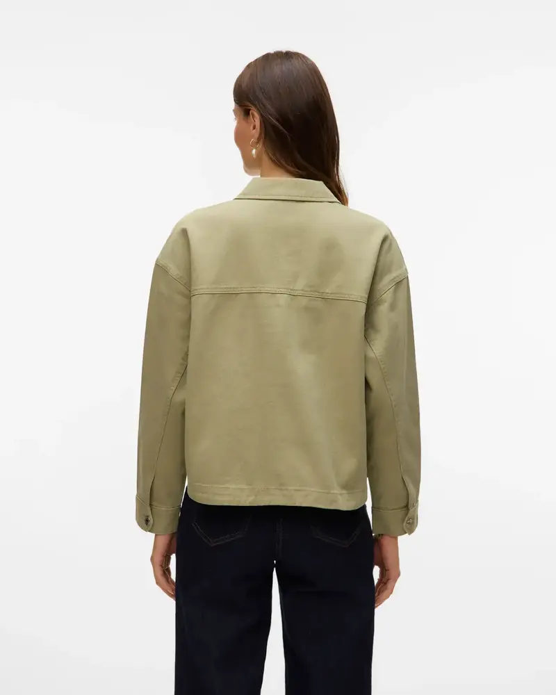 Vero Moda Jamie Denim Shacket | Army