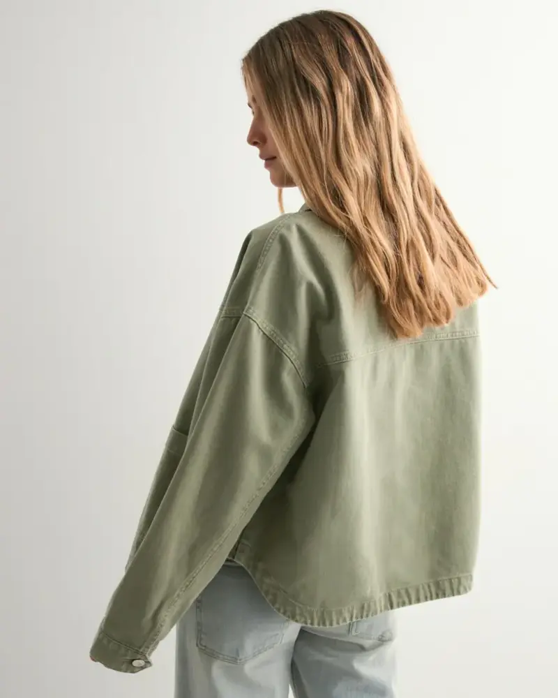 Vero Moda Jamie Denim Shacket | Army