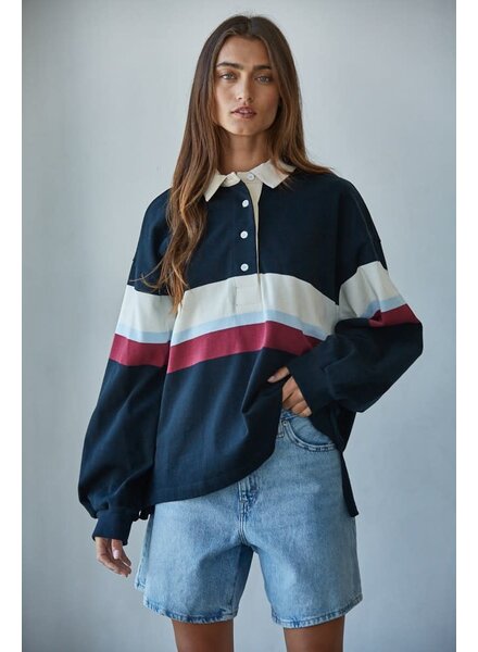 Toni Rugby Polo | Navy