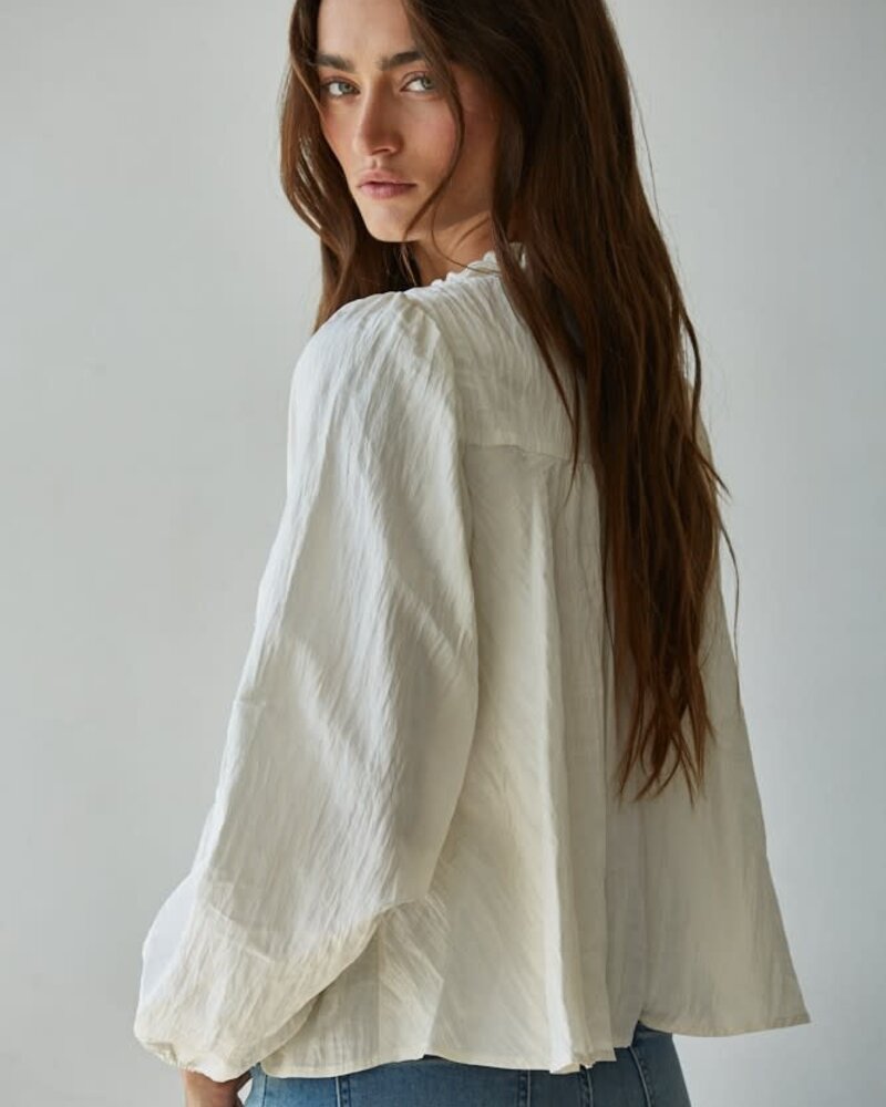 Chantilly Buttondown Top