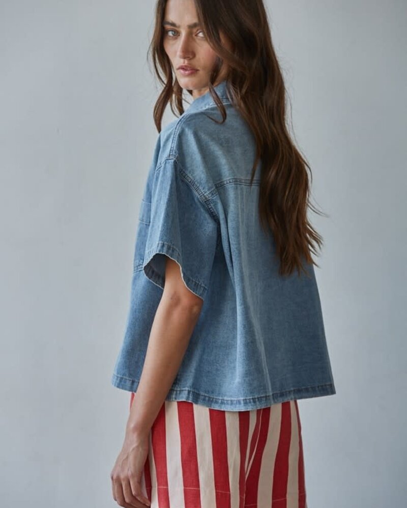 Mitchell Denim Shirt Top