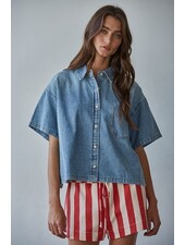 Mitchell Denim Shirt Top